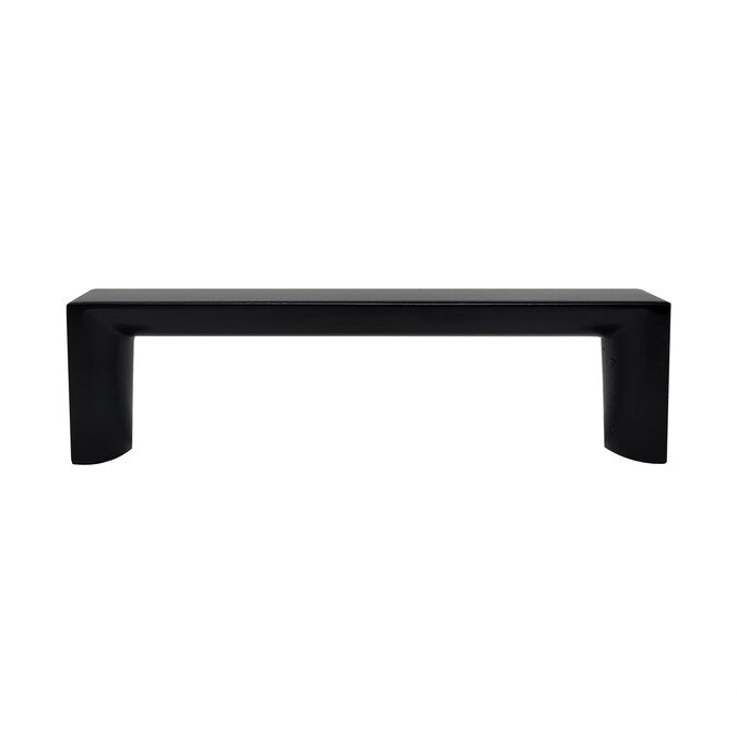 Laurey Metro 7-9/16-in (192mm) Center to Center Matte Black Dual Mount Rectangular Handle Drawer Pull