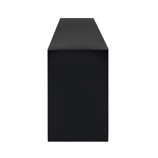 Laurey Metro 7-9/16-in (192mm) Center to Center Matte Black Dual Mount Rectangular Handle Drawer Pull