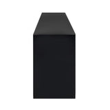 Laurey Metro 7-9/16-in (192mm) Center to Center Matte Black Dual Mount Rectangular Handle Drawer Pull