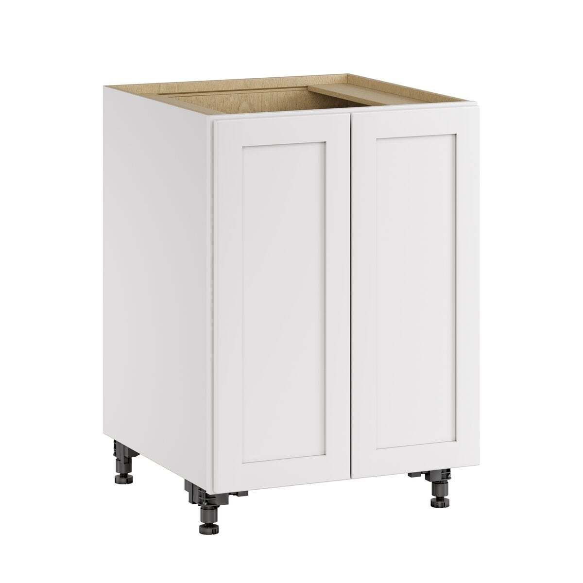 Whalen CLICK-IT Enfield 24-in W x 34.5-in H x 24-in D Classic White Birch Base Ready To Assemble Plywood Cabinet (Raised Panel Shaker Door Style)