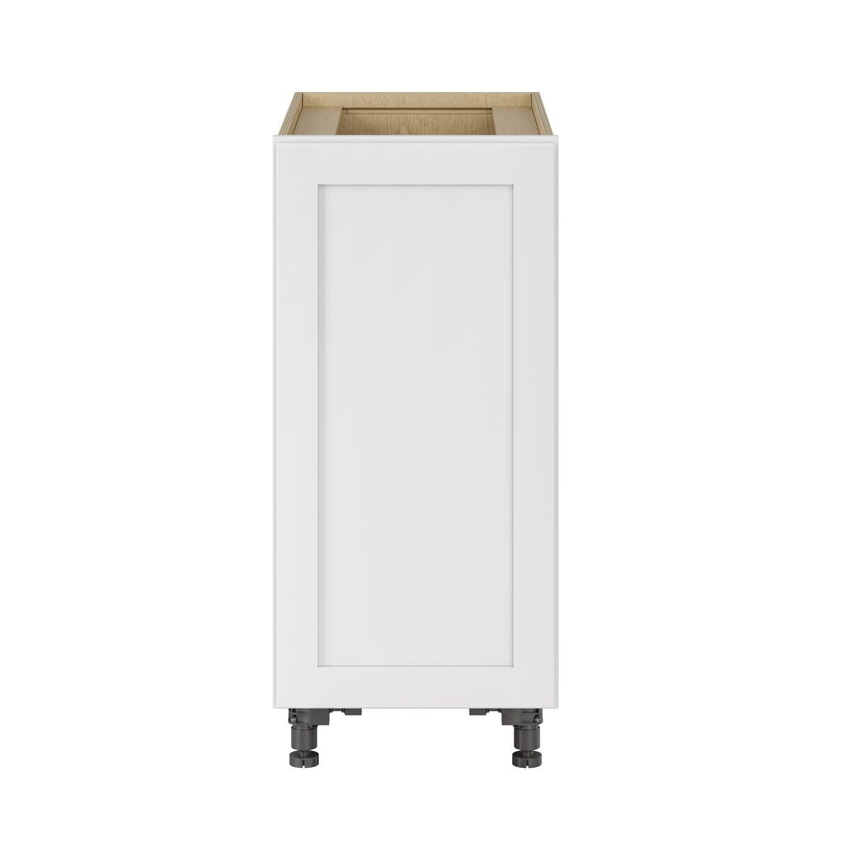 Whalen CLICK-IT Enfield 15-in W x 34.5-in H x 24-in D Classic White Birch Base Ready To Assemble Plywood Cabinet (Raised Panel Shaker Door Style)
