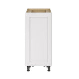 Whalen CLICK-IT Enfield 15-in W x 34.5-in H x 24-in D Classic White Birch Base Ready To Assemble Plywood Cabinet (Raised Panel Shaker Door Style)