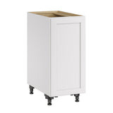 Whalen CLICK-IT Enfield 15-in W x 34.5-in H x 24-in D Classic White Birch Base Ready To Assemble Plywood Cabinet (Raised Panel Shaker Door Style)