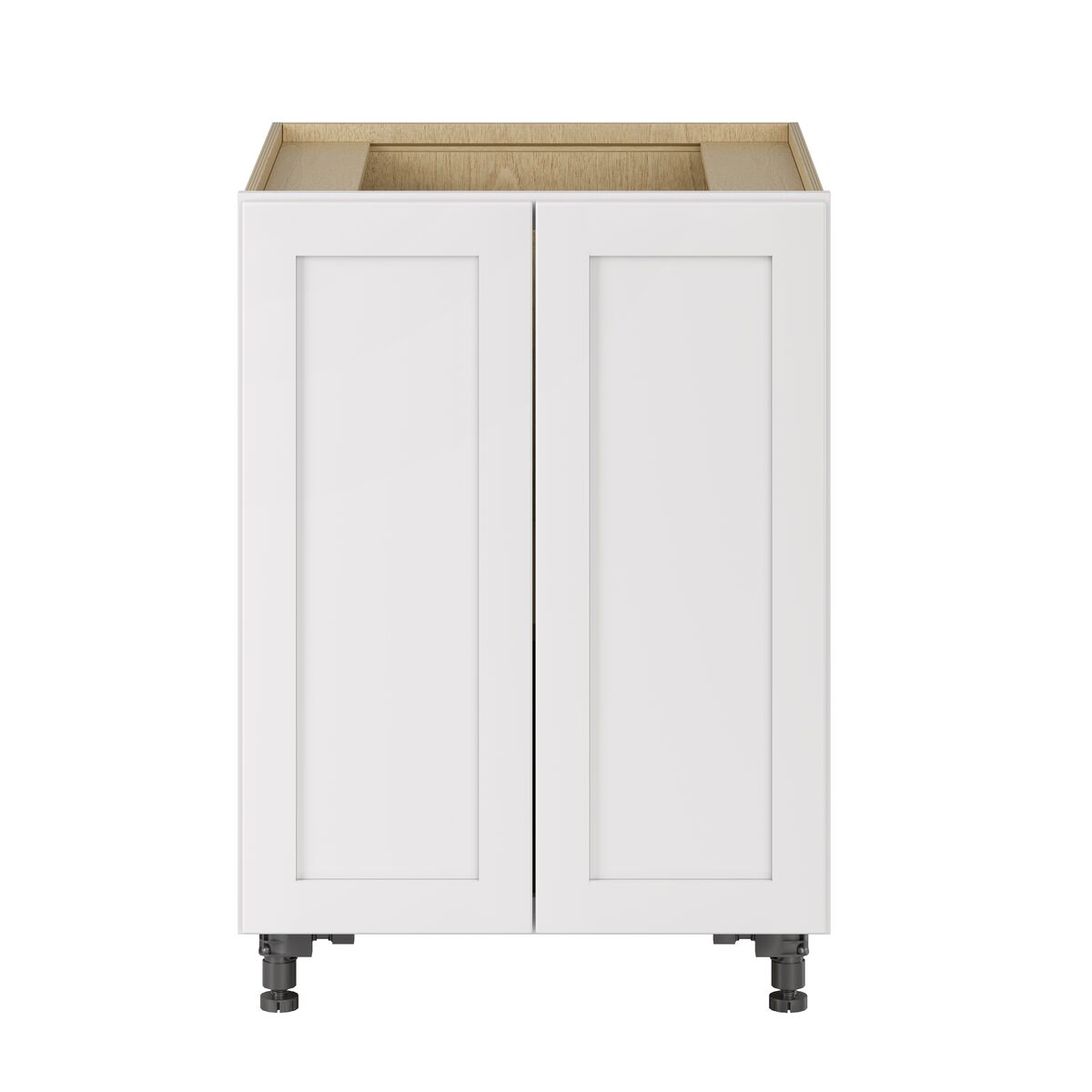 Whalen CLICK-IT Enfield 24-in W x 34.5-in H x 24-in D Classic White Birch Base Ready To Assemble Plywood Cabinet (Raised Panel Shaker Door Style)