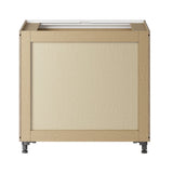 Whalen CLICK-IT Enfield 36-in W x 34.5-in H x 24-in D Classic White Birch 1-Drawer Base Ready To Assemble Plywood Cabinet (Raised Panel Shaker Style)
