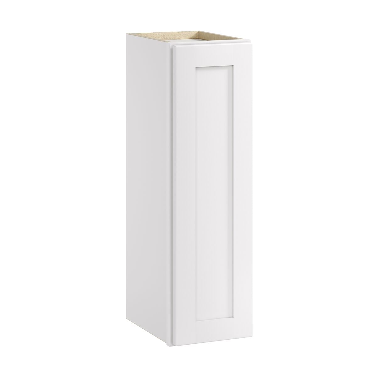 Whalen CLICK-IT Enfield 9-in W x 30-in H x 12-in D Classic White Birch Wall Ready To Assemble Plywood Cabinet (Raised Panel Shaker Door Style)