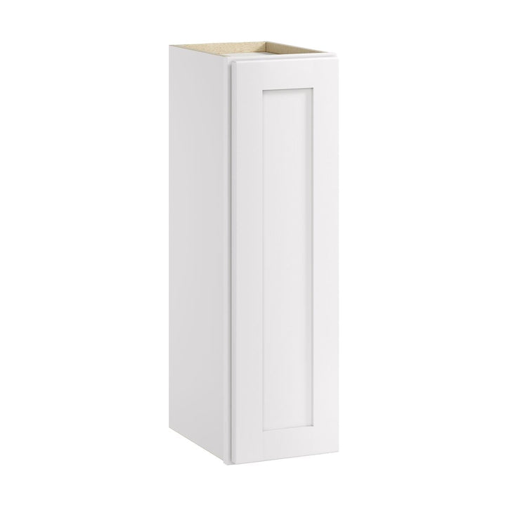 Whalen CLICK-IT Enfield 9-in W x 30-in H x 12-in D Classic White Birch Wall Ready To Assemble Plywood Cabinet (Raised Panel Shaker Door Style)