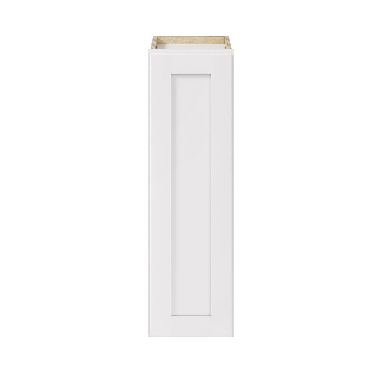 Whalen CLICK-IT Enfield 9-in W x 30-in H x 12-in D Classic White Birch Wall Ready To Assemble Plywood Cabinet (Raised Panel Shaker Door Style)
