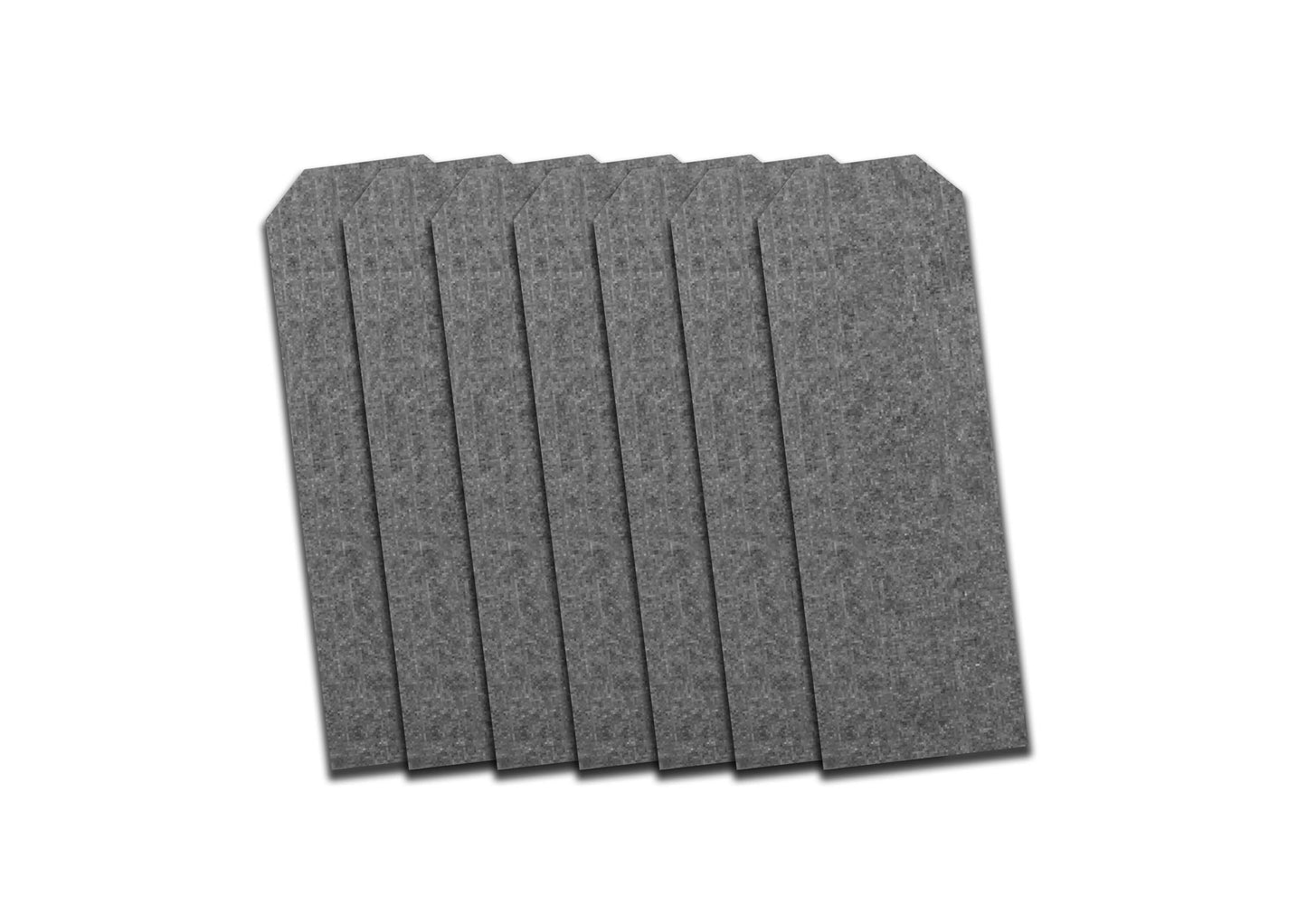 Natures Composites Composite Fence and Gate Picket - Dog Ear - Slate Grey - 3/8in. x 5in. x 5 3/4ft. (7-Pack)