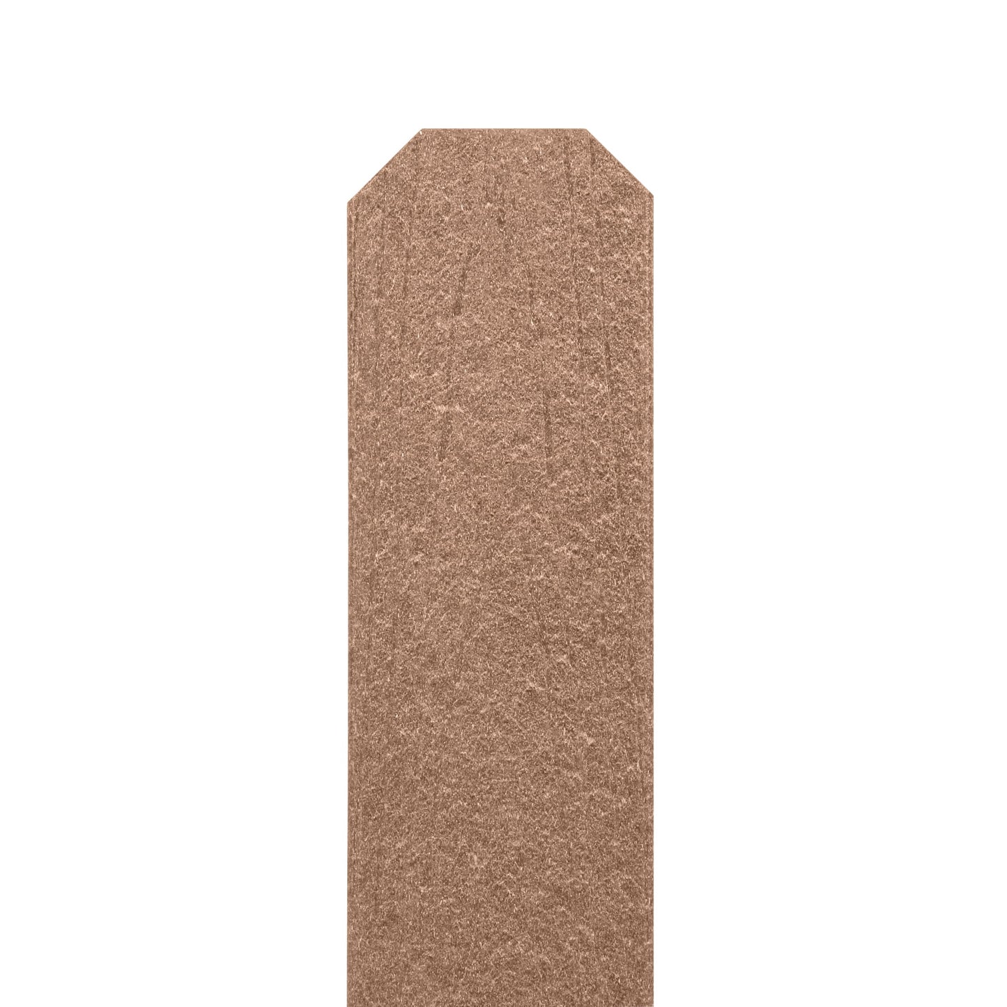 Natures Composites Composite Fence and Gate Picket - Dog Ear - Timber Brown - 3/8in. x 3.5in. x 5 3/4ft. (10-Pack)