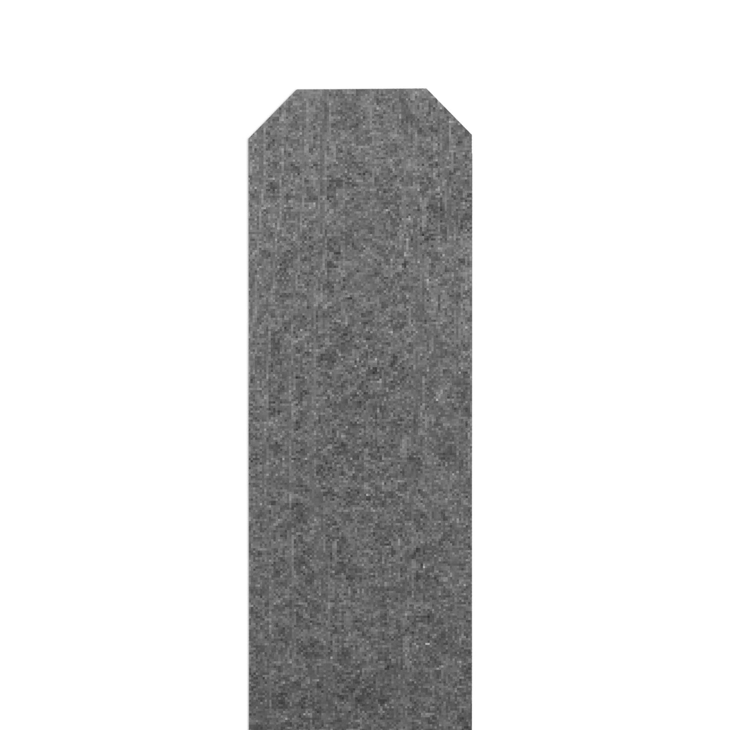 Natures Composites Composite Fence and Gate Picket - Dog Ear - Slate Grey - 3/8in. x 5in. x 5 3/4ft. (7-Pack)
