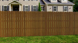 Natures Composites Composite Fence and Gate Picket - Dog Ear - Rosewood (Brown) - 3/8in. x 5in. x 5 3/4ft. (7-Pack