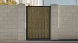 Natures Composites Composite Fence and Gate Picket - Square Top - Timber Brown - 3/8in. x 5in. x 5 3/4ft. (7-Pack)