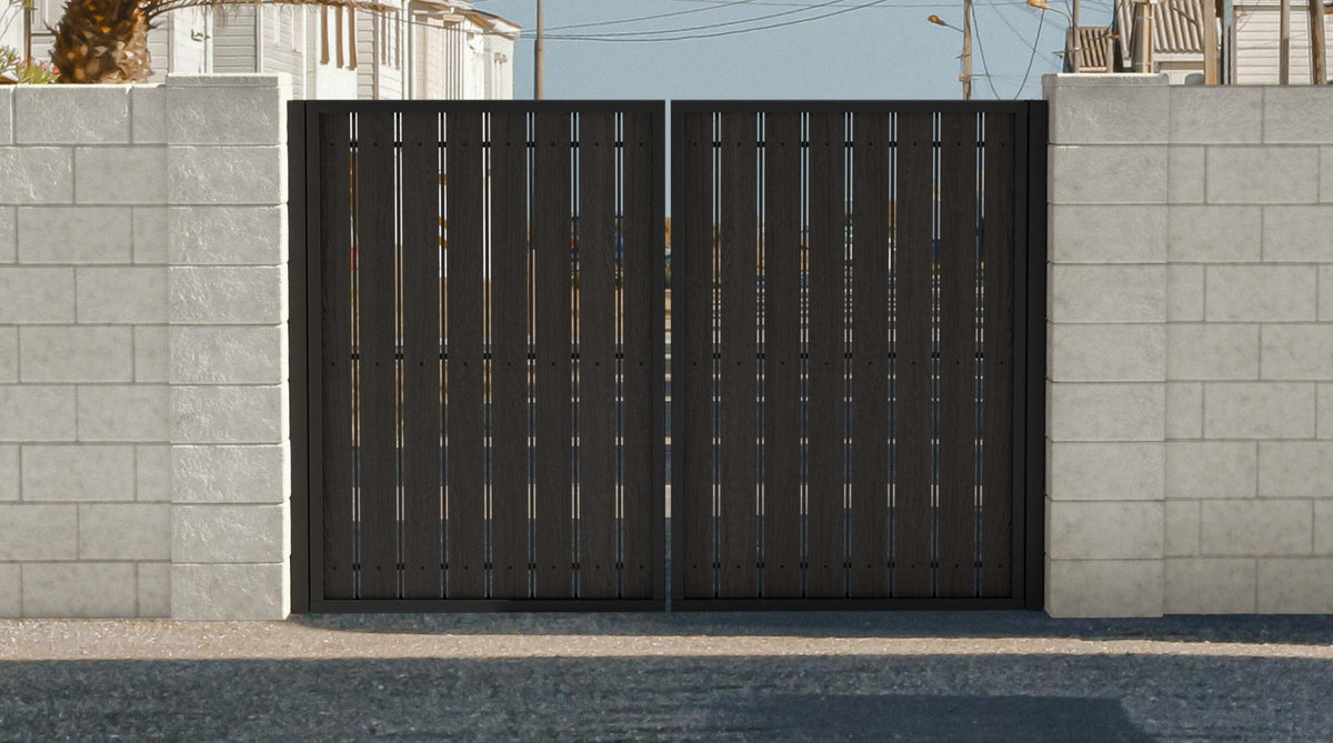 Natures Composites Composite Fence and Gate Picket - Square Top - Raven (Black) - 3/8in. x 3.5in. x 5 3/4ft. (10-Pack)