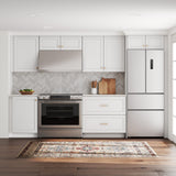 Whalen CLICK-IT Enfield 36-in W x 30-in H x 12-in D Classic White Birch Wall Ready To Assemble Plywood Cabinet (Raised Panel Shaker Door Style)