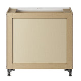 Whalen CLICK-IT Enfield 36-in W x 34.5-in H x 24-in D Classic White Birch 3-Drawer Base Ready To Assemble Plywood Cabinet (Raised Panel Style)