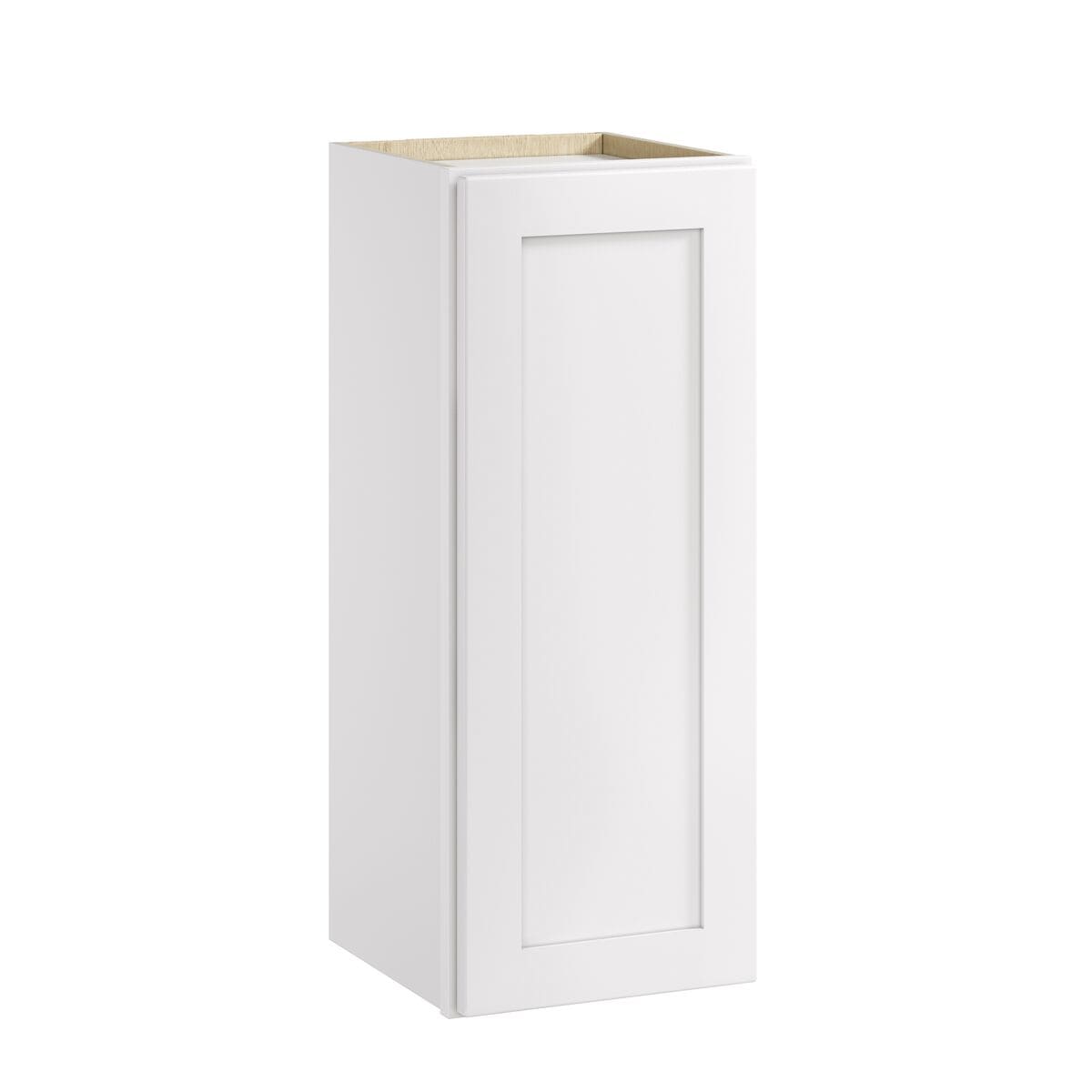 Whalen CLICK-IT Enfield 12-in W x 30-in H x 12-in D Classic White Birch Wall Ready To Assemble Plywood Cabinet (Raised Panel Shaker Door Style)