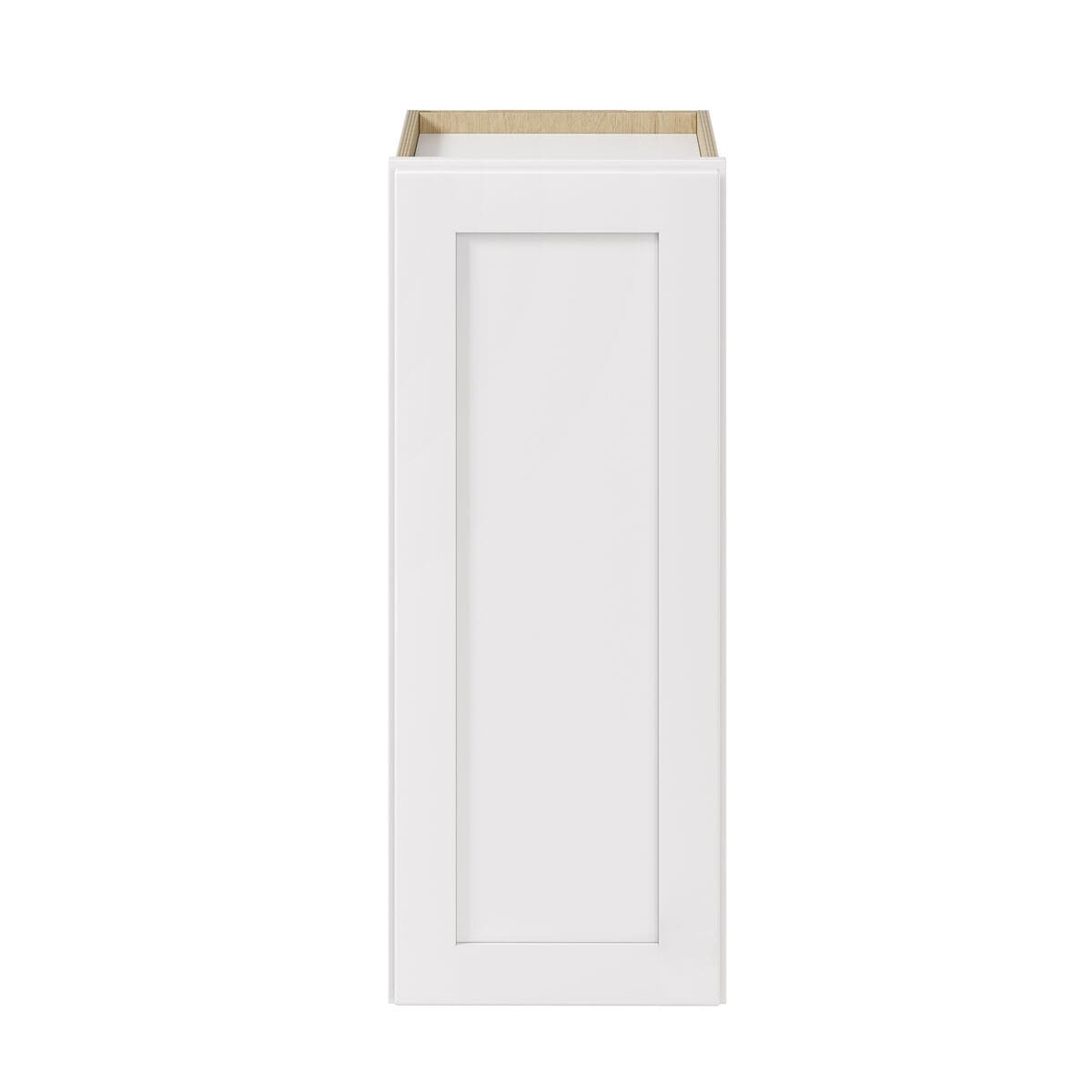 Whalen CLICK-IT Enfield 12-in W x 30-in H x 12-in D Classic White Birch Wall Ready To Assemble Plywood Cabinet (Raised Panel Shaker Door Style)