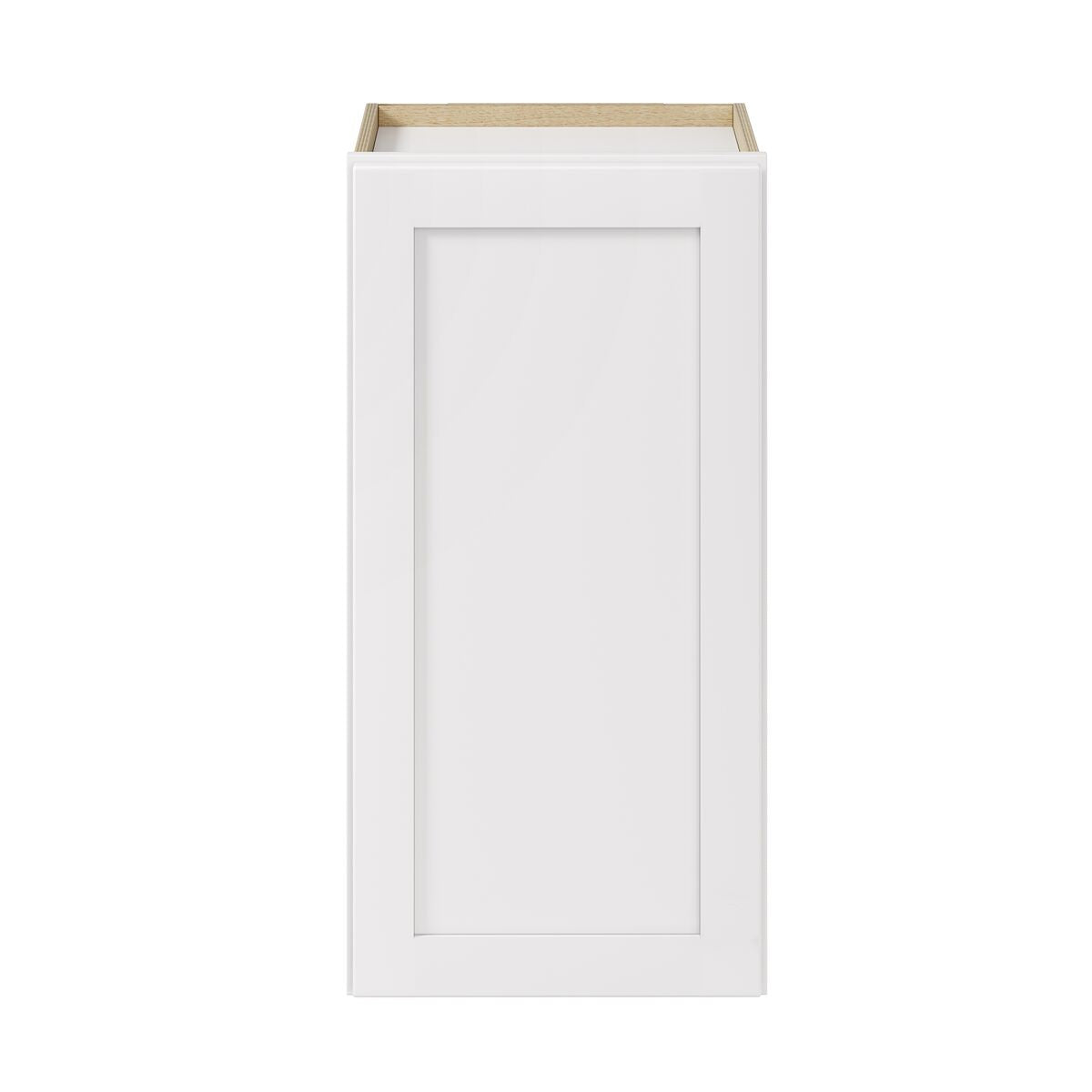Whalen CLICK-IT Enfield 15-in W x 30-in H x 12-in D Classic White Birch Wall Ready To Assemble Plywood Cabinet (Raised Panel Shaker Door Style)