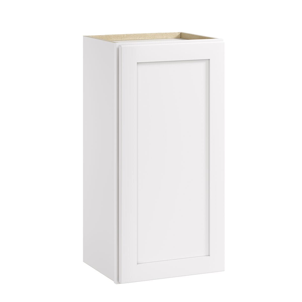 Whalen CLICK-IT Enfield 15-in W x 30-in H x 12-in D Classic White Birch Wall Ready To Assemble Plywood Cabinet (Raised Panel Shaker Door Style)