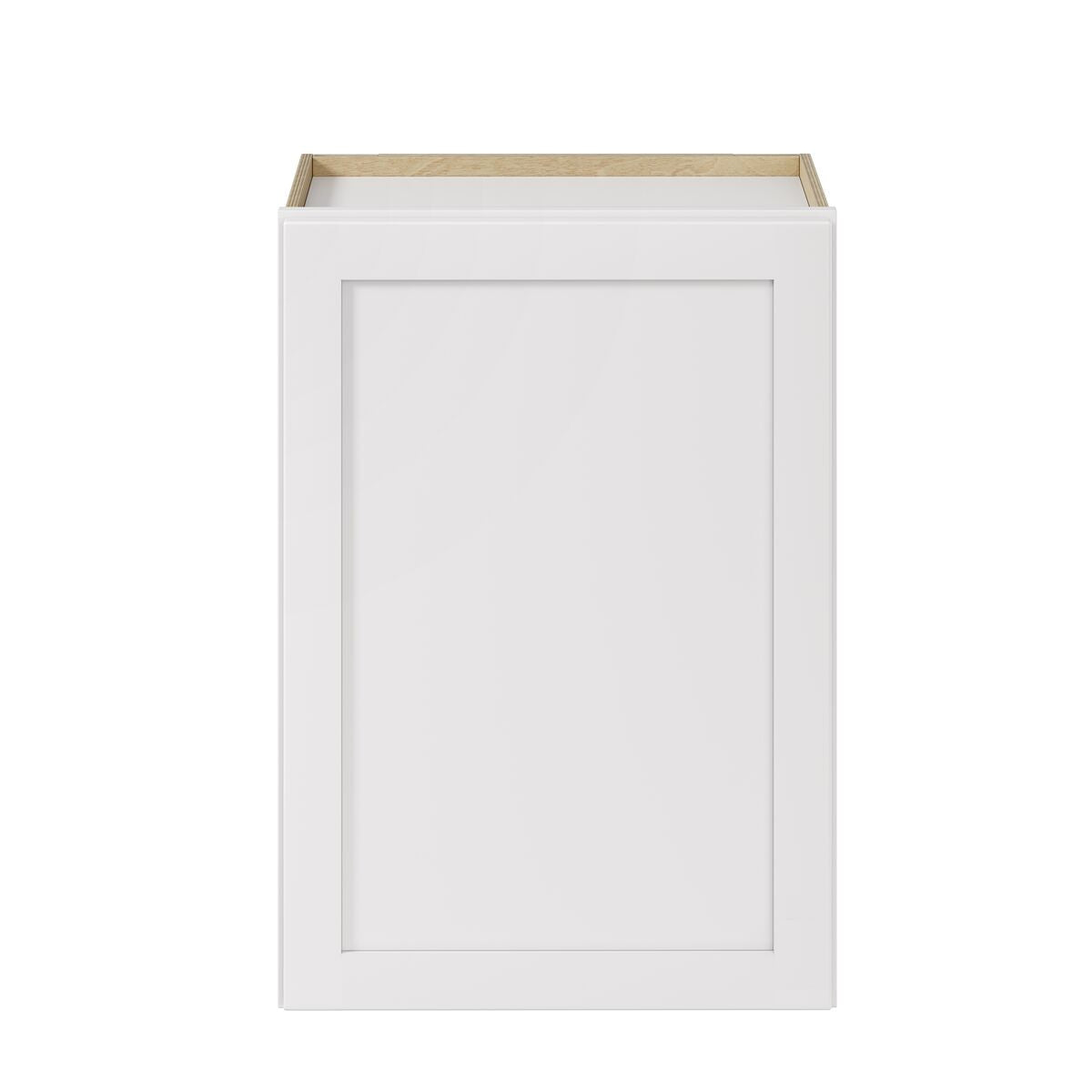 Whalen CLICK-IT Enfield 21-in W x 30-in H x 12-in D Classic White Birch Wall Ready To Assemble Plywood Cabinet (Raised Panel Shaker Door Style)