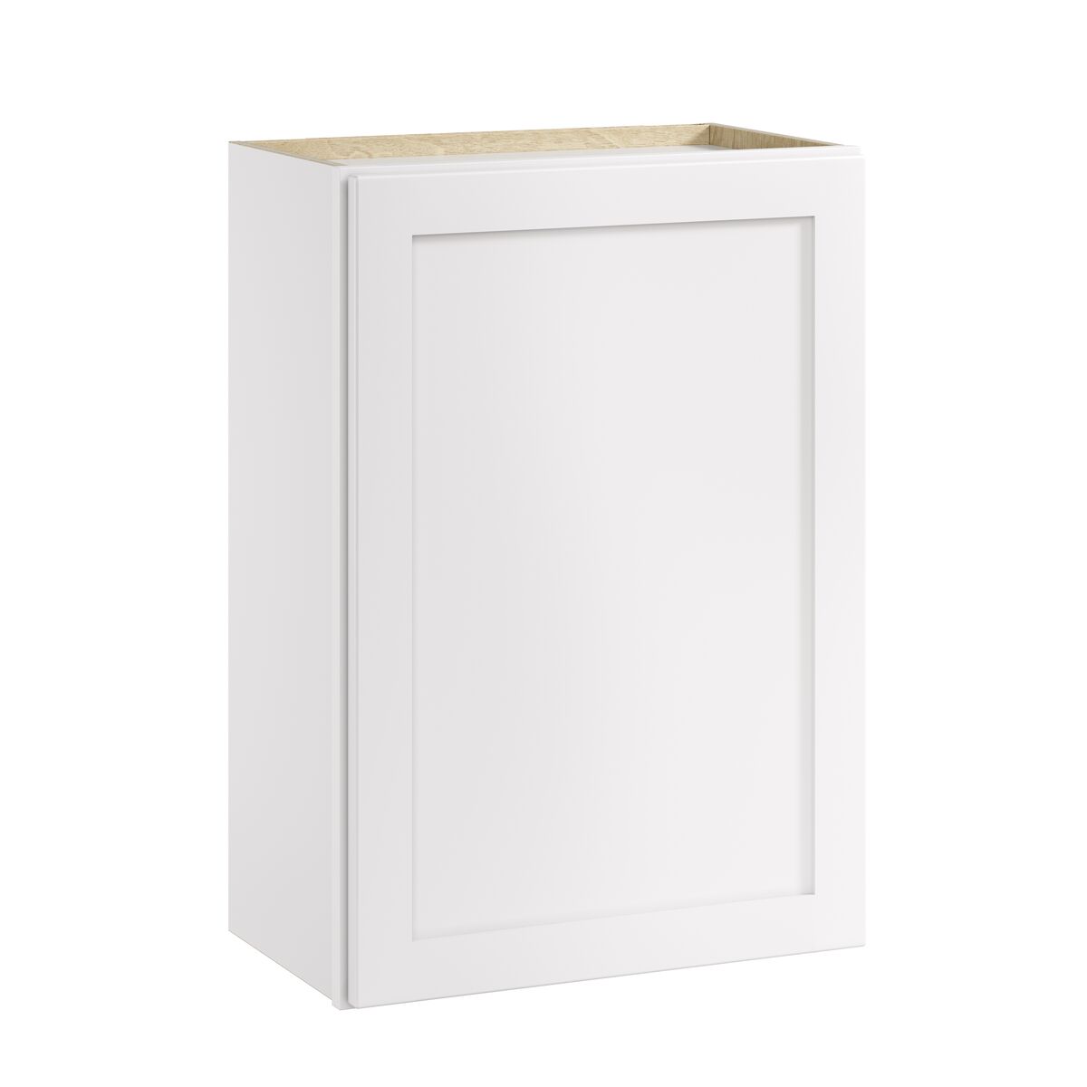 Whalen CLICK-IT Enfield 21-in W x 30-in H x 12-in D Classic White Birch Wall Ready To Assemble Plywood Cabinet (Raised Panel Shaker Door Style)