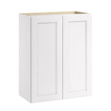 Whalen CLICK-IT Enfield 24-in W x 30-in H x 12-in D Classic White Birch Wall Ready To Assemble Plywood Cabinet (Raised Panel Shaker Door Style)