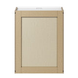 Whalen CLICK-IT Enfield 24-in W x 30-in H x 12-in D Classic White Birch Wall Ready To Assemble Plywood Cabinet (Raised Panel Shaker Door Style)