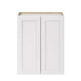 Whalen CLICK-IT Enfield 24-in W x 30-in H x 12-in D Classic White Birch Wall Ready To Assemble Plywood Cabinet (Raised Panel Shaker Door Style)
