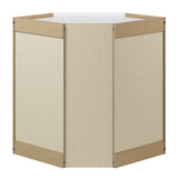 Whalen CLICK-IT Enfield 24-in W x 30-in H x 24-in D Classic White Birch Diagonal Corner Wall Ready To Assemble Plywood Cabinet (Raised Panel Shaker Style)