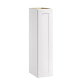 Whalen CLICK-IT Enfield 9-in W x 36-in H x 12-in D Classic White Birch Wall Ready To Assemble Plywood Cabinet (Raised Panel Shaker Door Style)