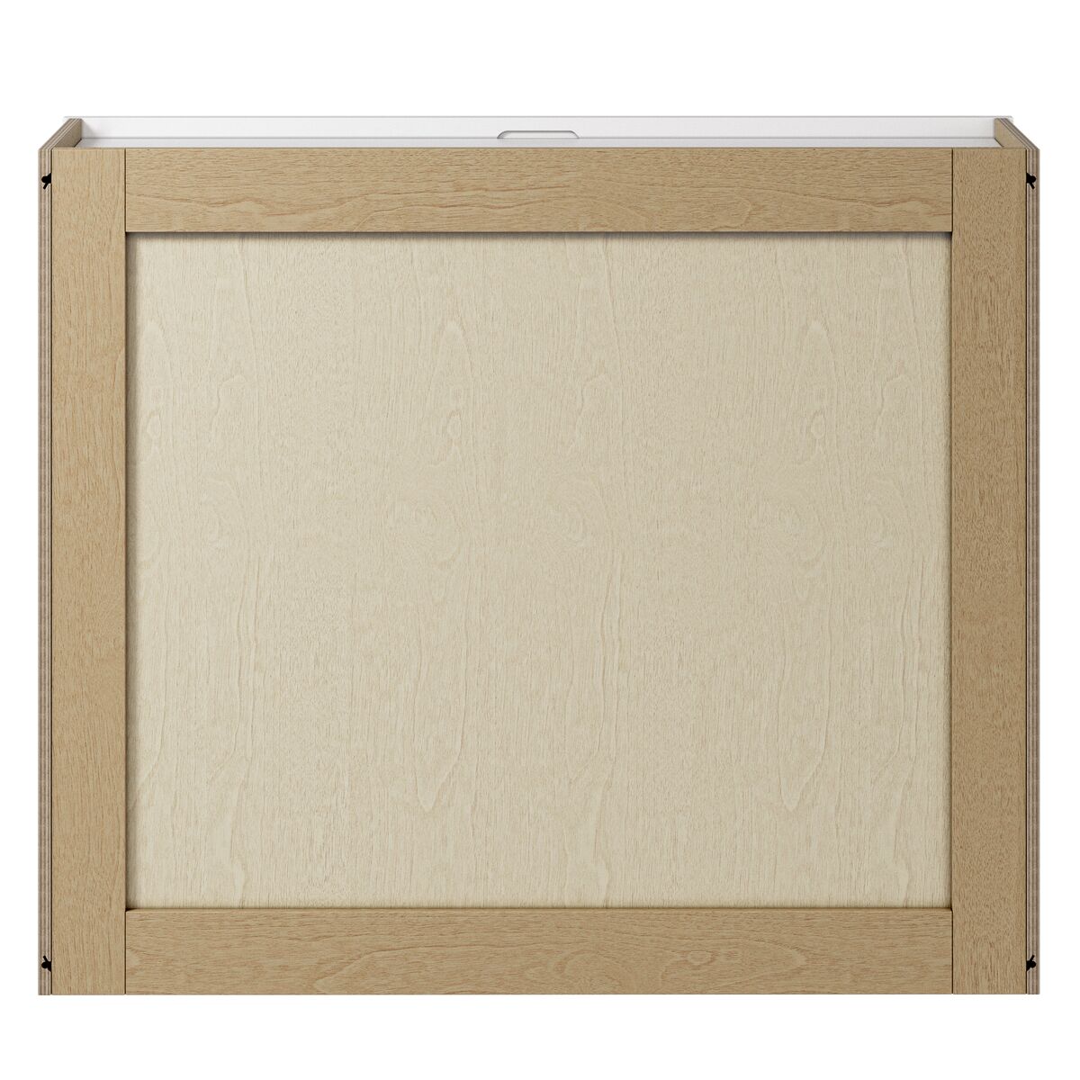 Whalen CLICK-IT Enfield 36-in W x 30-in H x 12-in D Classic White Birch Wall Ready To Assemble Plywood Cabinet (Raised Panel Shaker Door Style)