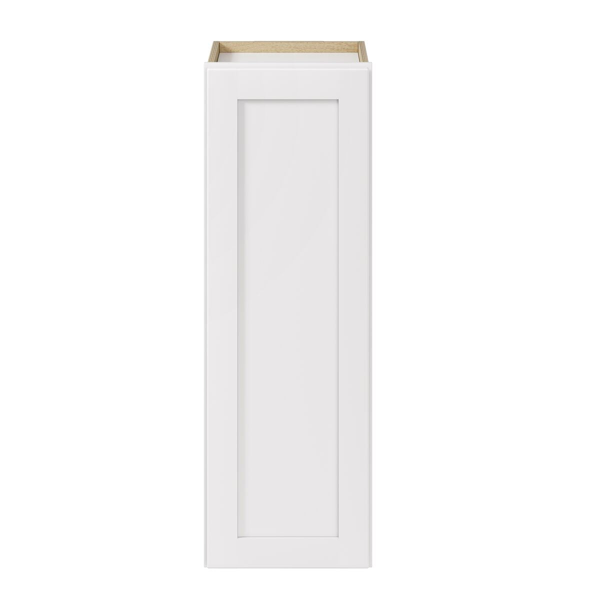 Whalen CLICK-IT Enfield 12-in W x 36-in H x 12-in D Classic White Birch Wall Ready To Assemble Plywood Cabinet (Raised Panel Shaker Door Style)