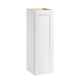 Whalen CLICK-IT Enfield 12-in W x 36-in H x 12-in D Classic White Birch Wall Ready To Assemble Plywood Cabinet (Raised Panel Shaker Door Style)