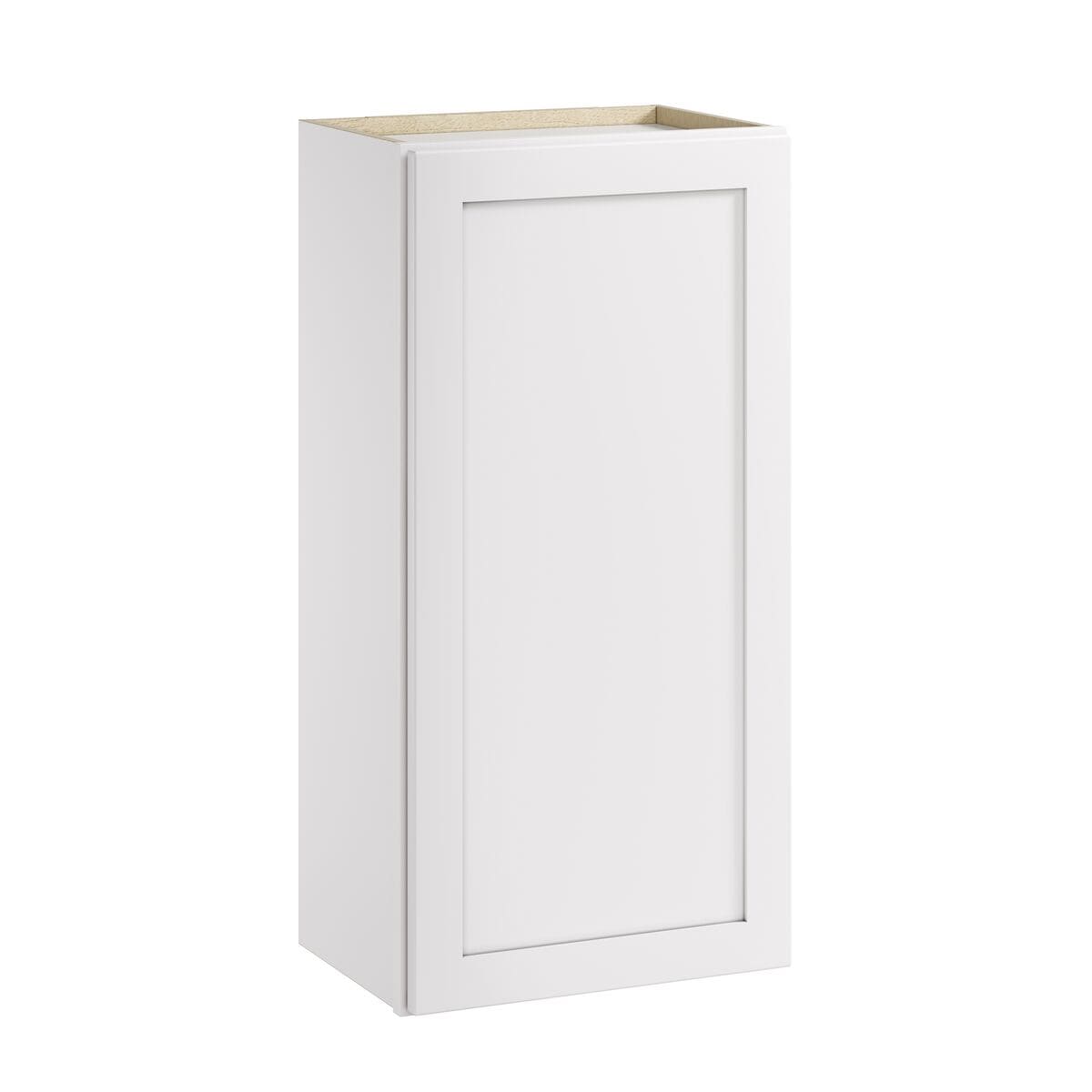 Whalen CLICK-IT Enfield 18-in W x 36-in H x 12-in D Classic White Birch Wall Ready To Assemble Plywood Cabinet (Raised Panel Shaker Door Style)