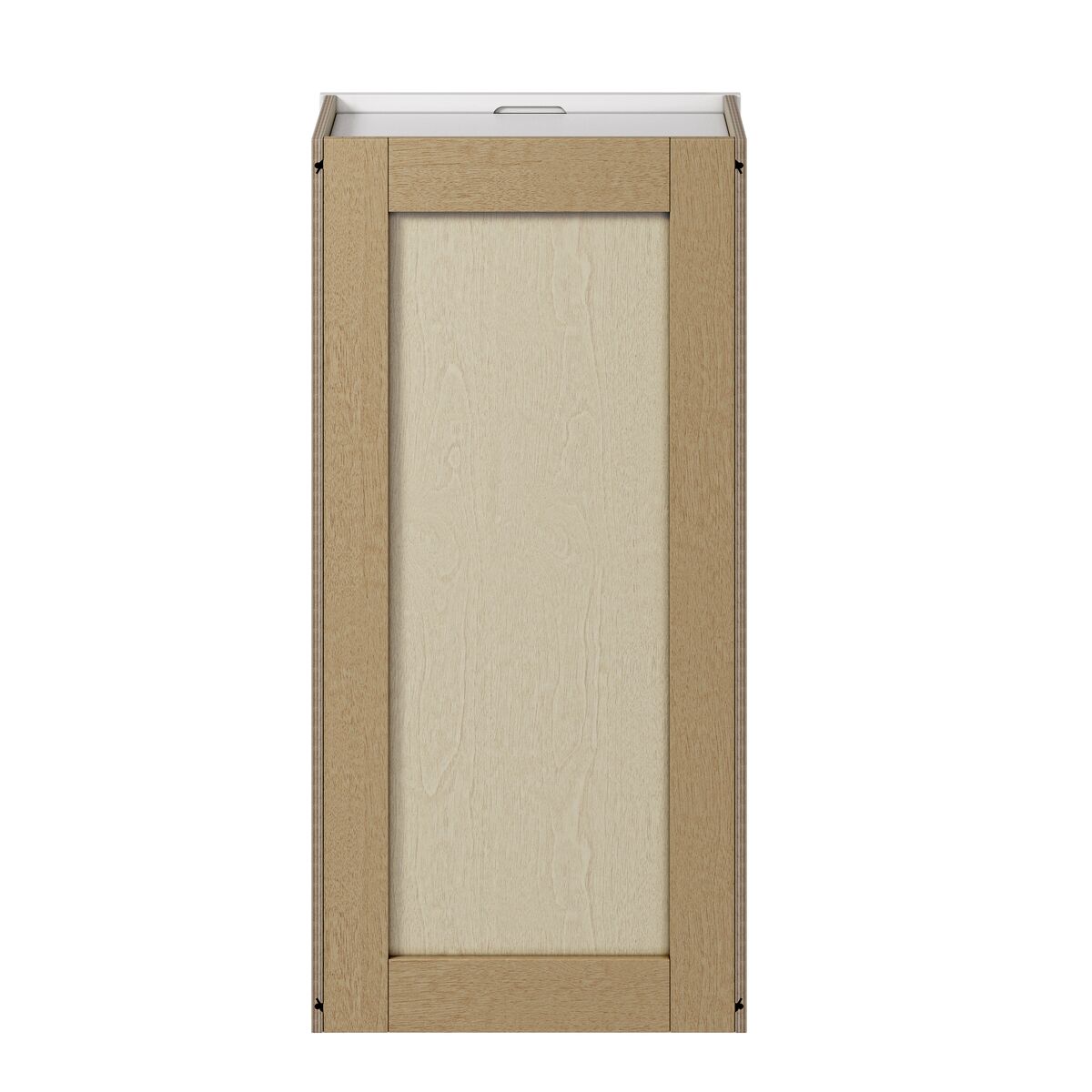 Whalen CLICK-IT Enfield 18-in W x 36-in H x 12-in D Classic White Birch Wall Ready To Assemble Plywood Cabinet (Raised Panel Shaker Door Style)