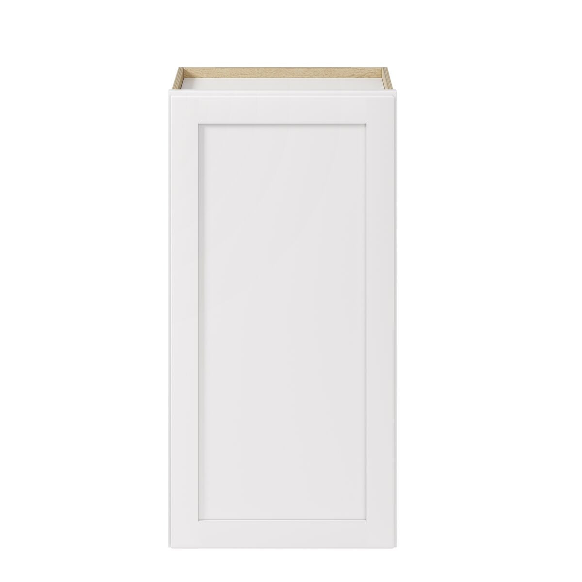 Whalen CLICK-IT Enfield 18-in W x 36-in H x 12-in D Classic White Birch Wall Ready To Assemble Plywood Cabinet (Raised Panel Shaker Door Style)
