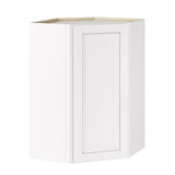 Whalen CLICK-IT Enfield 24-in W x 36-in H x 24-in D Classic White Birch Diagonal Corner Wall Ready To Assemble Plywood Cabinet (Raised Panel Shaker Style)
