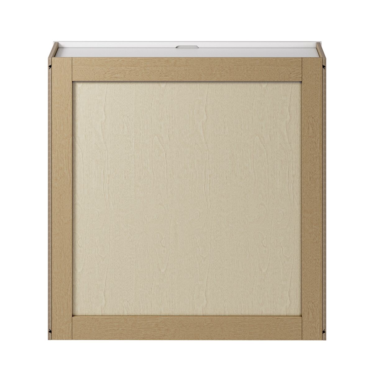 Whalen CLICK-IT Enfield 36-in W x 36-in H x 12-in D Classic White Birch Wall Ready To Assemble Plywood Cabinet (Raised Panel Shaker Door Style)