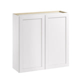 Whalen CLICK-IT Enfield 36-in W x 36-in H x 12-in D Classic White Birch Wall Ready To Assemble Plywood Cabinet (Raised Panel Shaker Door Style)