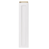 Whalen CLICK-IT Enfield 9-in W x 42-in H x 12-in D Classic White Birch Wall Ready To Assemble Plywood Cabinet (Raised Panel Shaker Door Style)