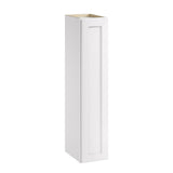 Whalen CLICK-IT Enfield 9-in W x 42-in H x 12-in D Classic White Birch Wall Ready To Assemble Plywood Cabinet (Raised Panel Shaker Door Style)