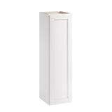 Whalen CLICK-IT Enfield 12-in W x 42-in H x 12-in D Classic White Birch Wall Ready To Assemble Plywood Cabinet (Raised Panel Shaker Door Style)