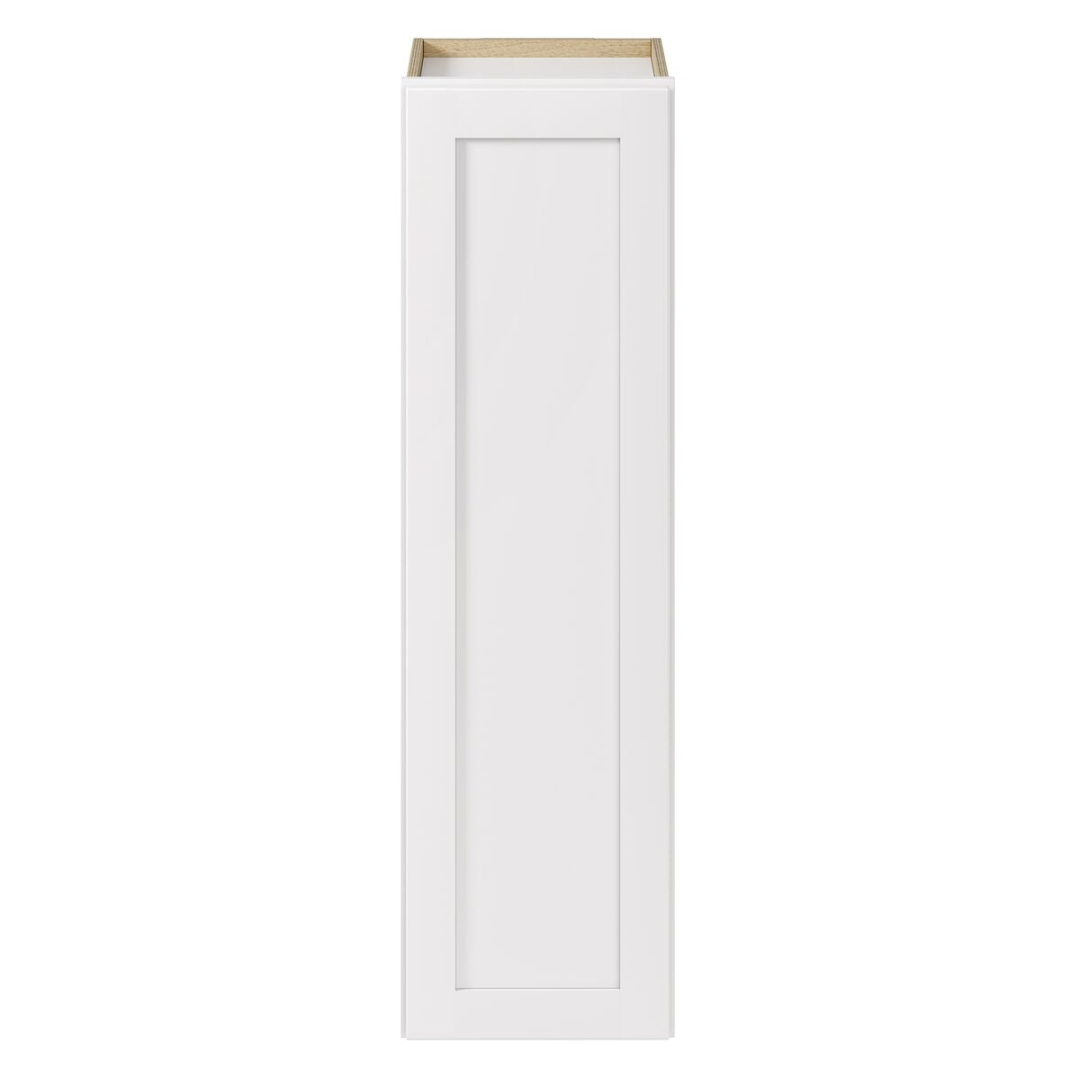 Whalen CLICK-IT Enfield 12-in W x 42-in H x 12-in D Classic White Birch Wall Ready To Assemble Plywood Cabinet (Raised Panel Shaker Door Style)