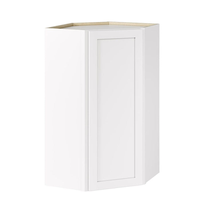 Whalen CLICK-IT Enfield 24-in W x 42-in H x 24-in D Classic White Birch Diagonal Corner Wall Ready To Assemble Plywood Cabinet (Raised Panel Shaker Style)