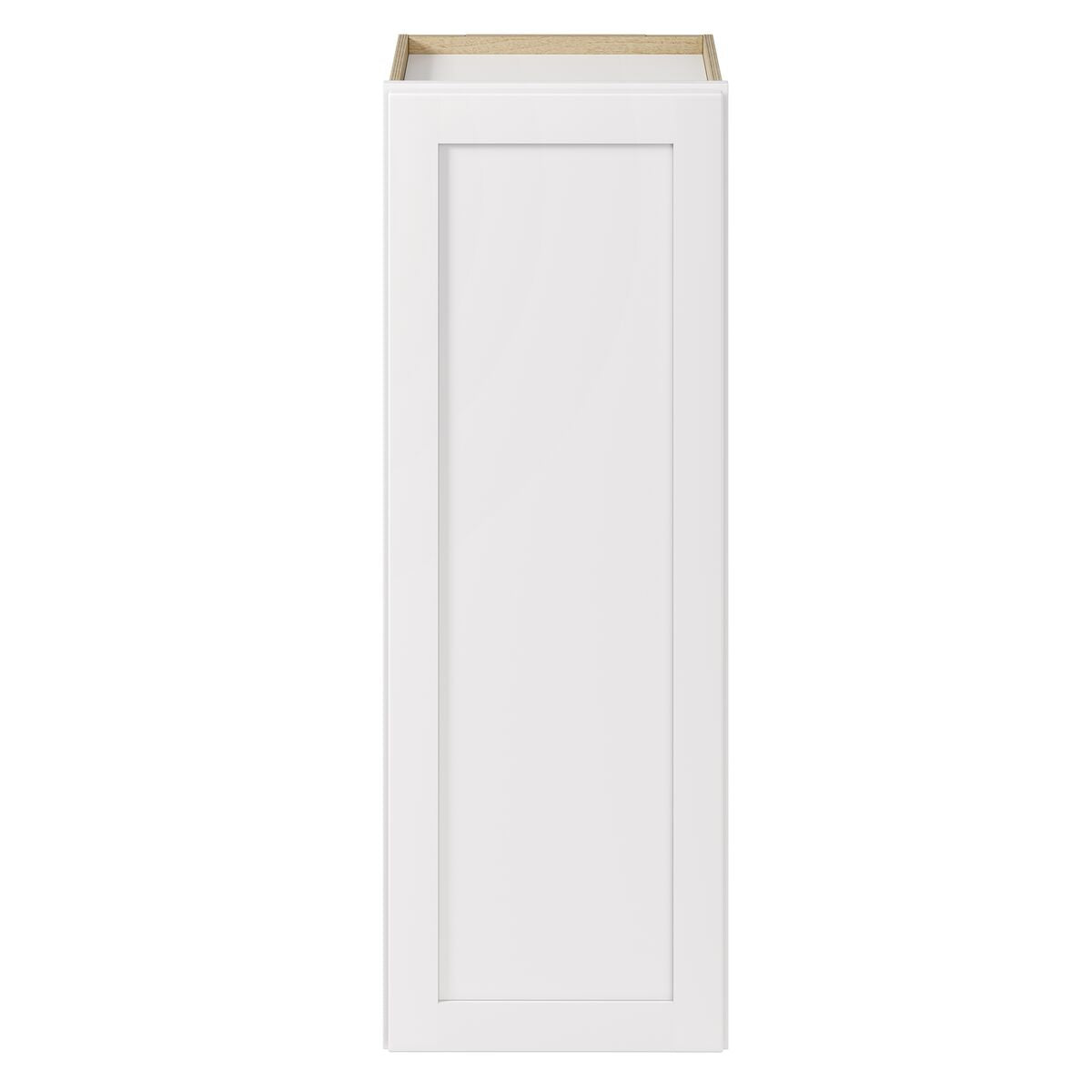 Whalen CLICK-IT Enfield 15-in W x 42-in H x 12-in D Classic White Birch Wall Ready To Assemble Plywood Cabinet (Raised Panel Shaker Door Style)