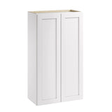 Whalen CLICK-IT Enfield 24-in W x 42-in H x 12-in D Classic White Birch Wall Ready To Assemble Plywood Cabinet (Raised Panel Shaker Door Style)
