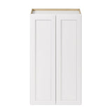 Whalen CLICK-IT Enfield 24-in W x 42-in H x 12-in D Classic White Birch Wall Ready To Assemble Plywood Cabinet (Raised Panel Shaker Door Style)