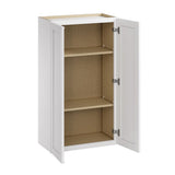 Whalen CLICK-IT Enfield 24-in W x 42-in H x 12-in D Classic White Birch Wall Ready To Assemble Plywood Cabinet (Raised Panel Shaker Door Style)
