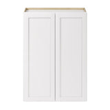 Whalen CLICK-IT Enfield 30-in W x 42-in H x 12-in D Classic White Birch Wall Ready To Assemble Plywood Cabinet (Raised Panel Shaker Door Style)